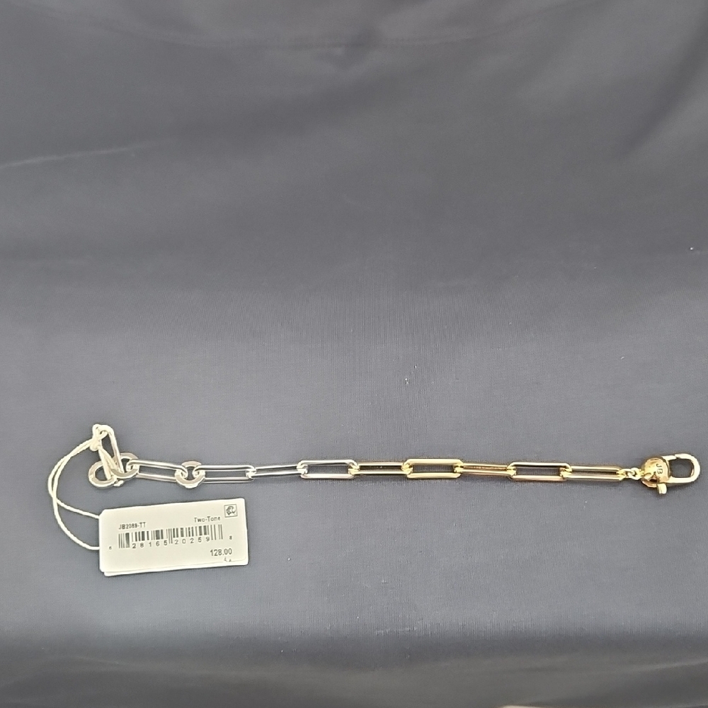 JENNY BIRD Two-Tone Gold and Silver Chain Bracelet - Picture 2 of 9
